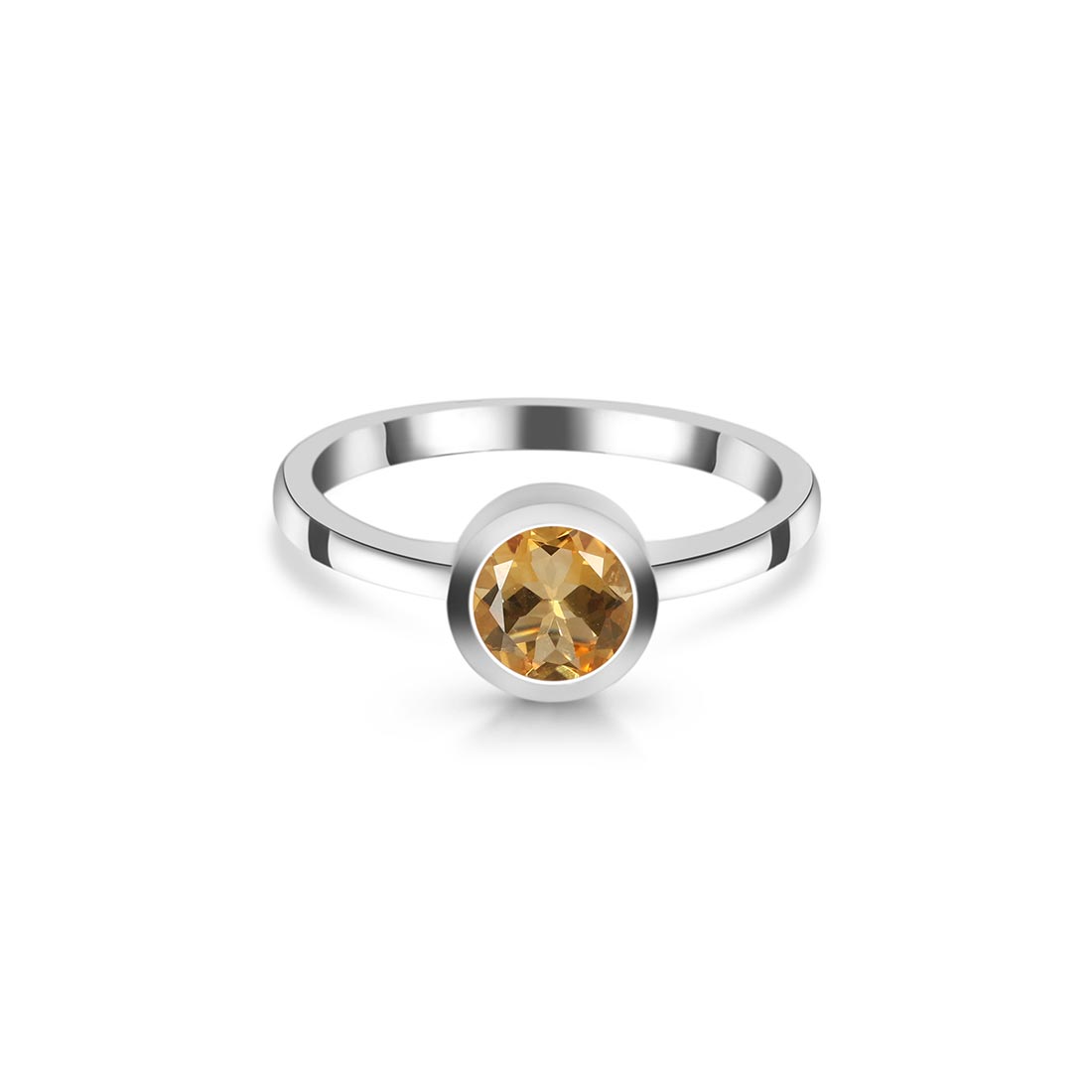 Citrine Ring-(CIT-SR-237.)